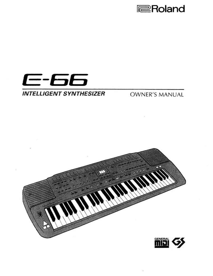 Roland E-66 User manual