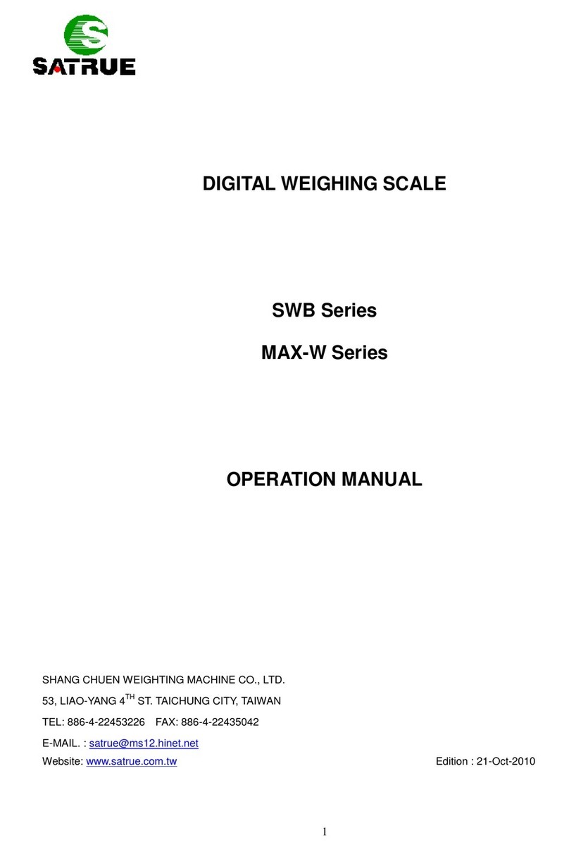 Satrue SWB Series Operation manual