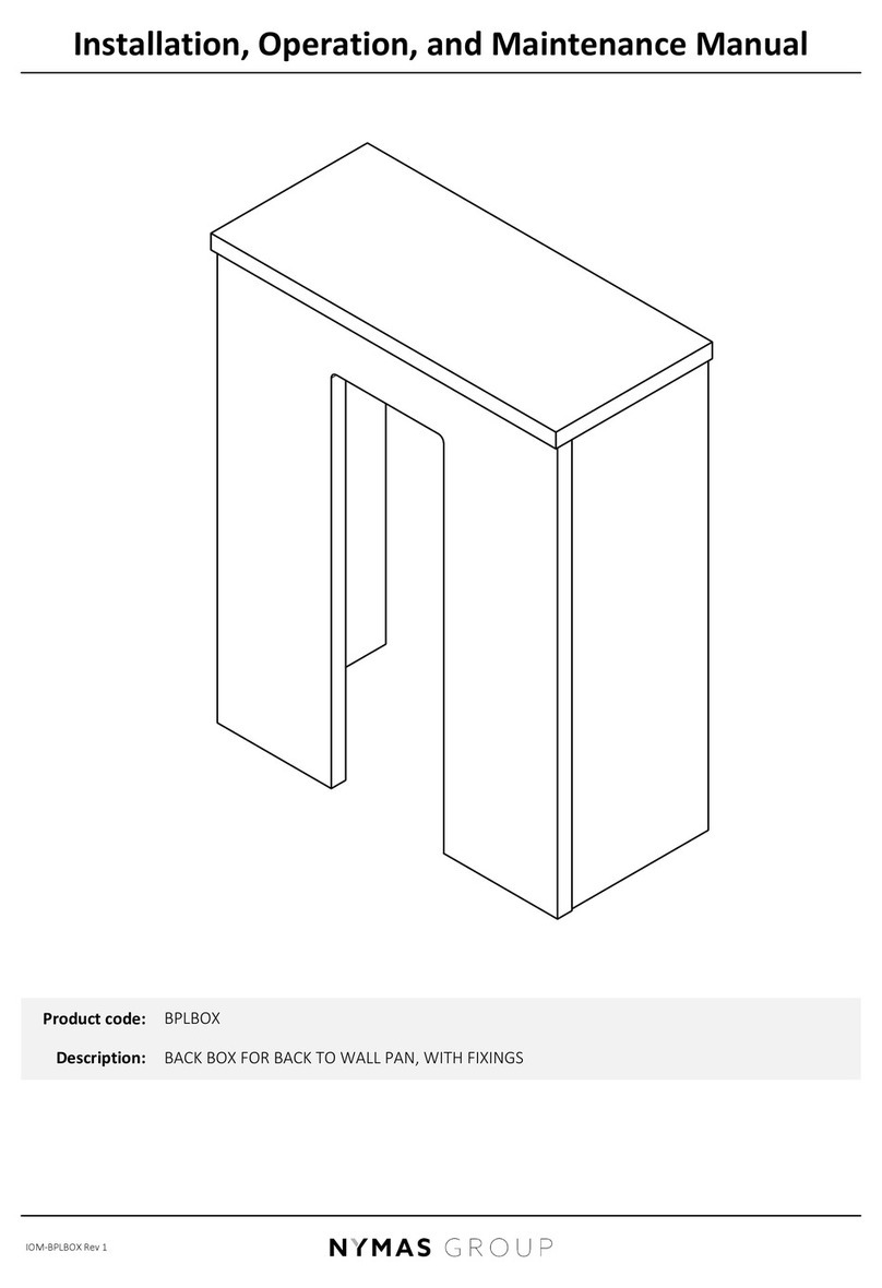 NYMAS BPLBOX Installation, operation and maintenance manual