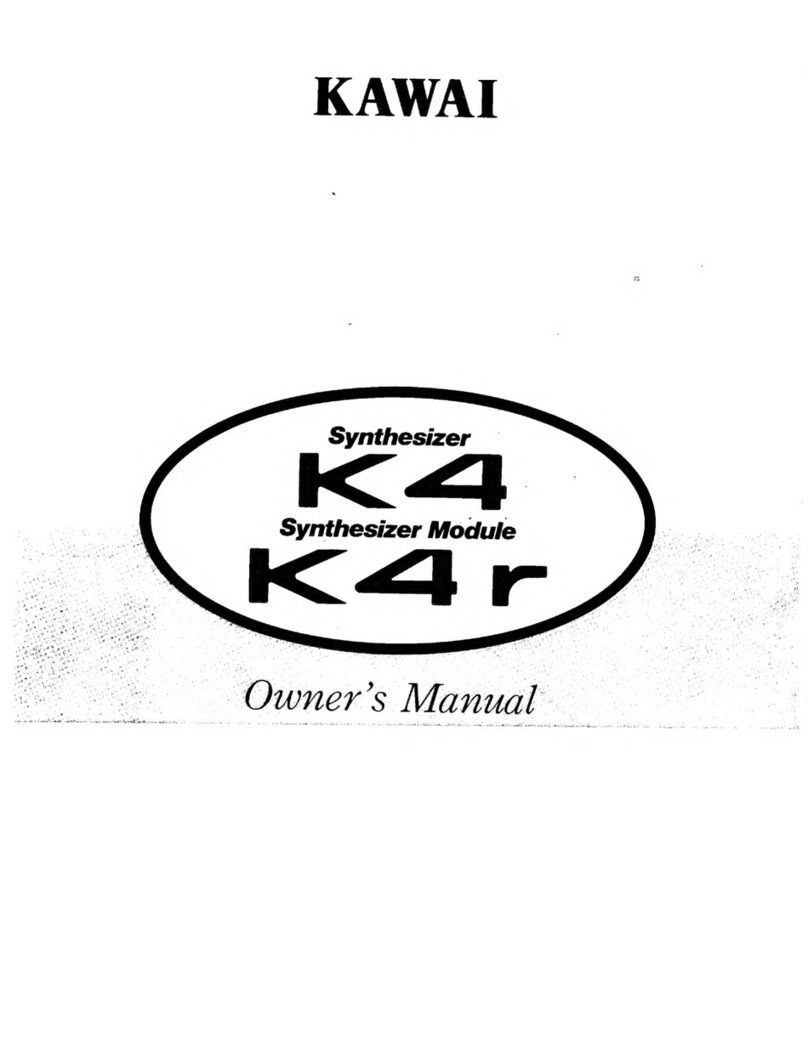 Kawai Synthesizer K4 User manual