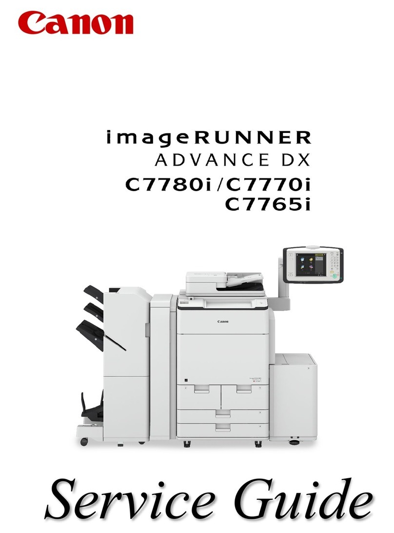 Canon imageRUNNER ADVANCE DX C7700 Series User manual Canon imageRUNNER ADVANCE DX C7700 Series User manual