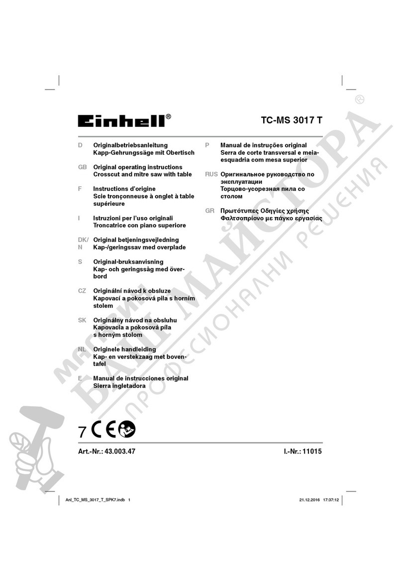 EINHELL TC-MS 3017 T User manual