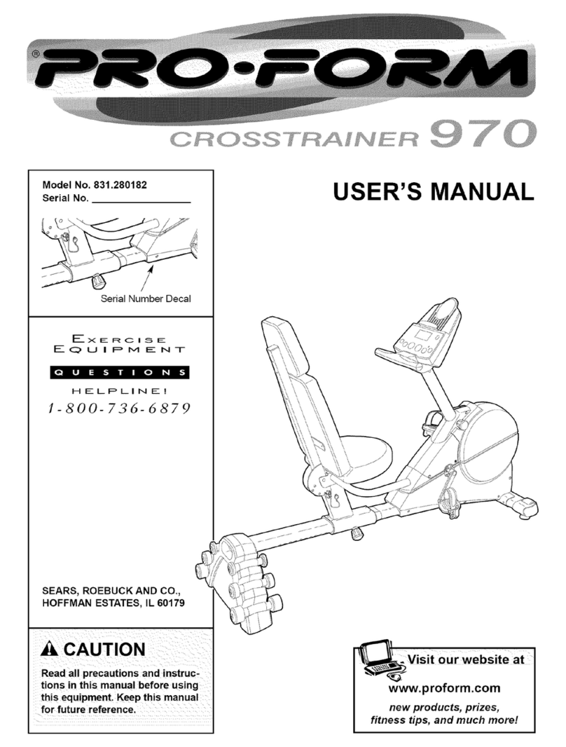Pro-Form 831.280182 User manual