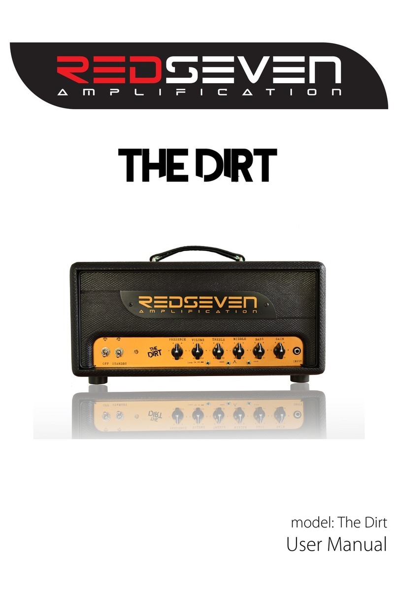 RedSeven Amplification The Dirt user manual