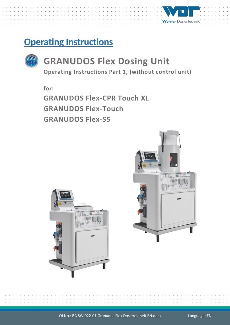 WDT GRANUDOS Flex-CPR Touch XL operating instructions