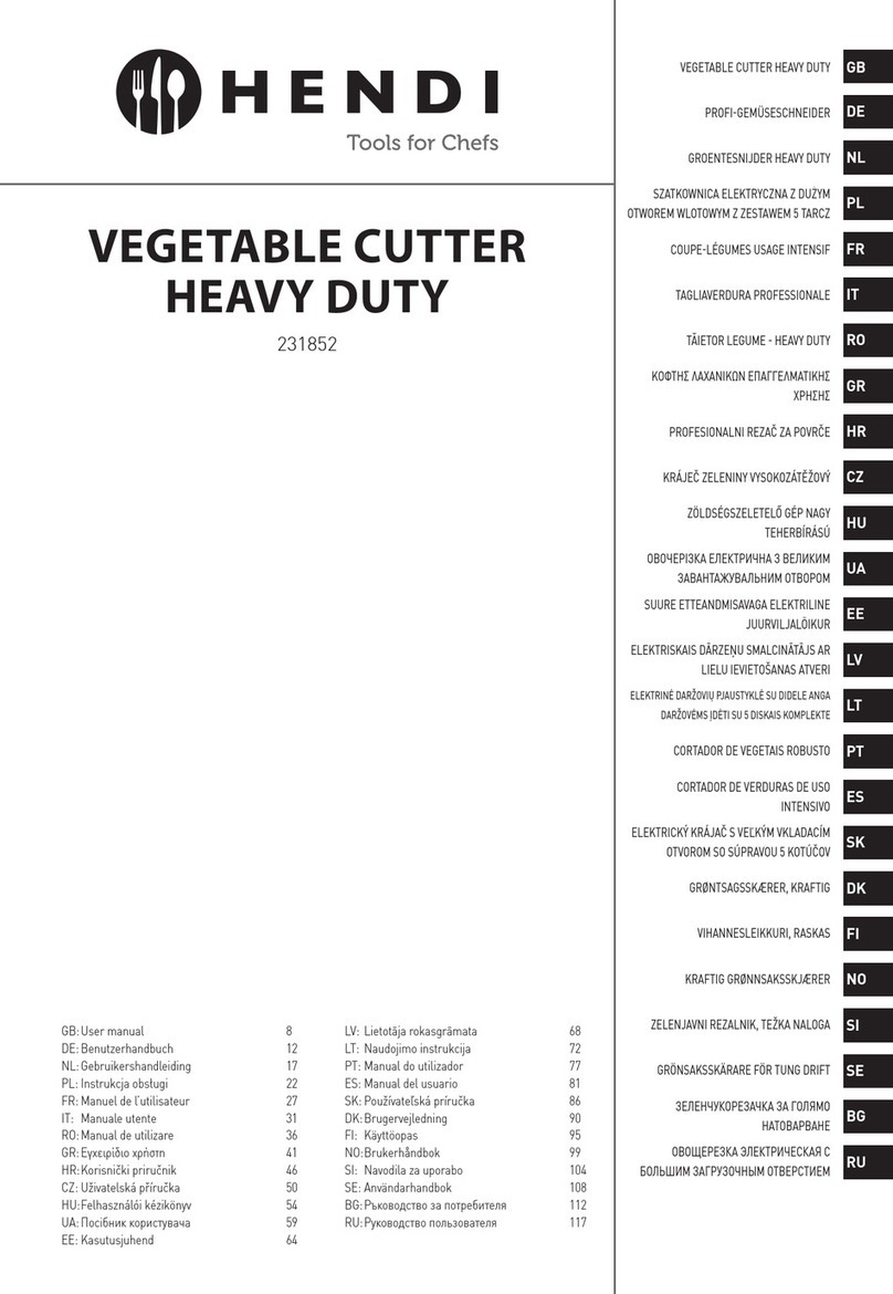 Hendi 231852 user manual