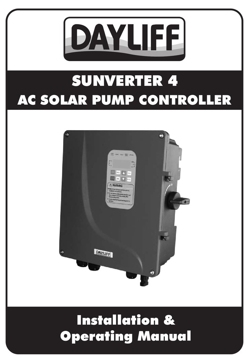 DAYLIFF SUNVERTER 4 Installation instructions