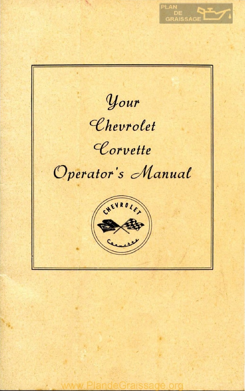 Chevrolet Corvette 1953 Operator's manual