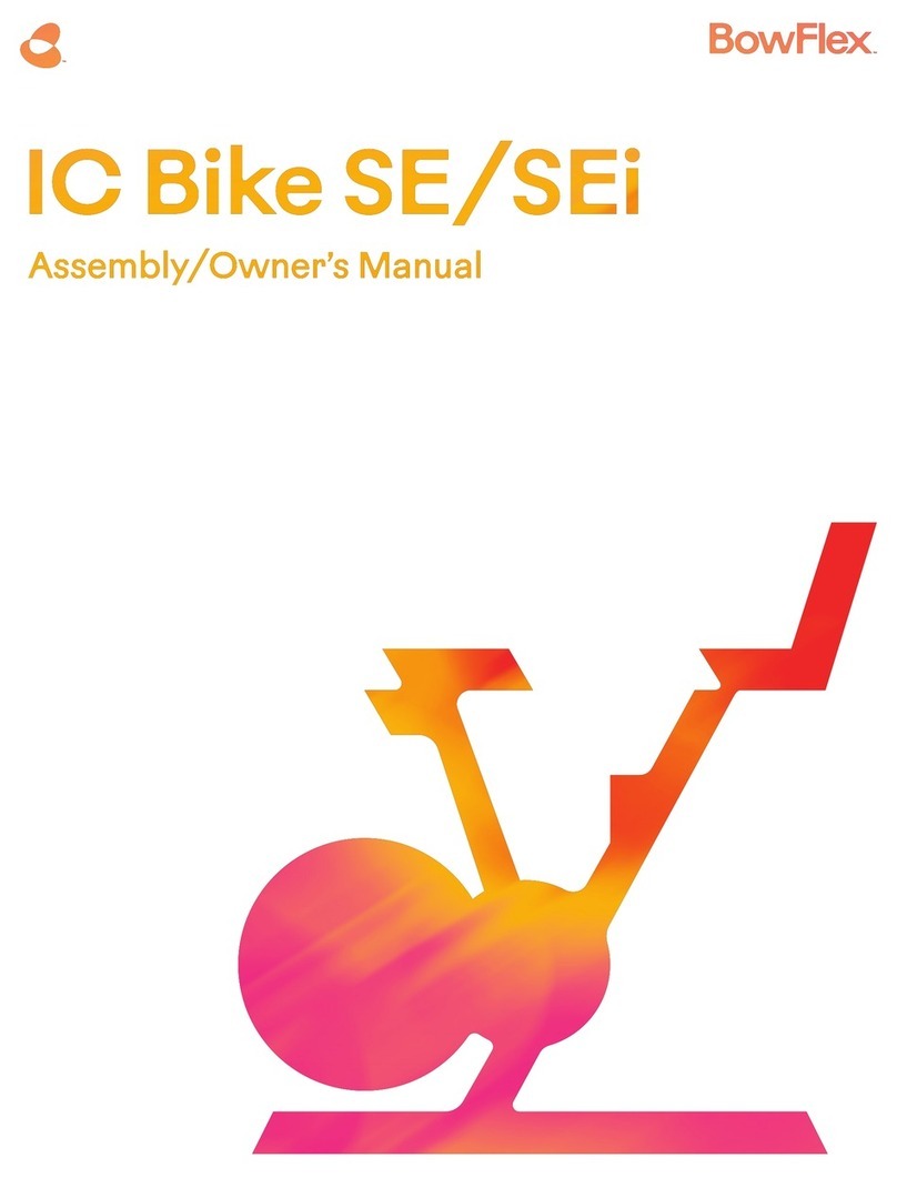 Bowflex IC Bike SE Installation and operating instructions