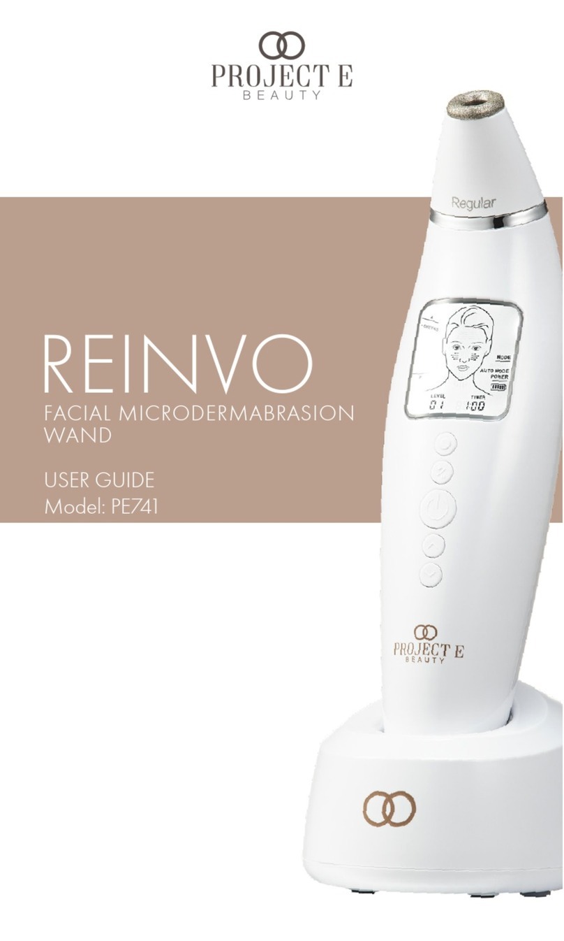 PROJECT E BEAUTY REINVO PE741 user guide