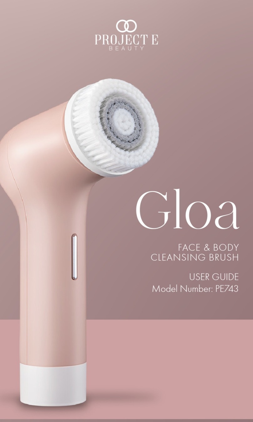 PROJECT E BEAUTY Gloa PE743 user guide