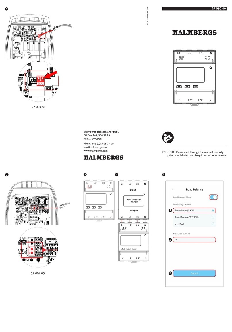 Malmbergs 99 090 00 manual