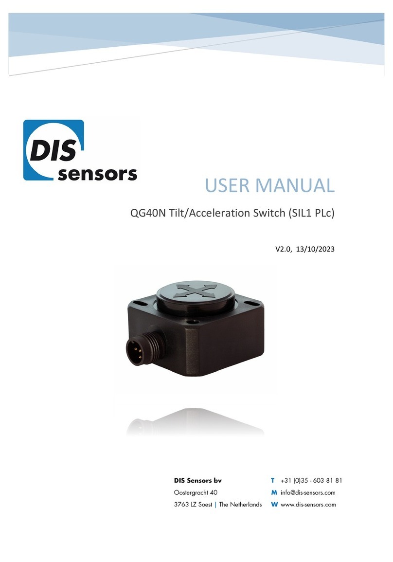 DIS Sensors QG40N user manual