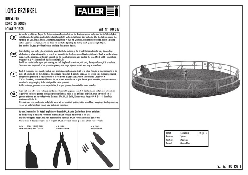 Faller HORSE PEN User manual