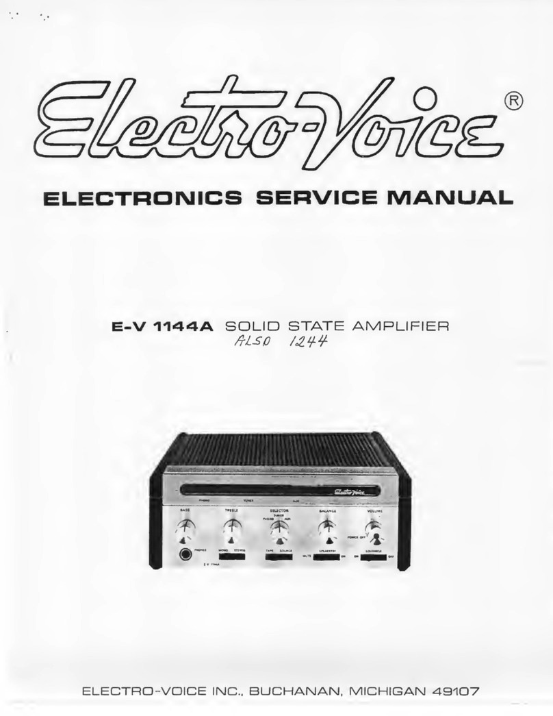 Electro-Voice E-V 1144A Electronic Service Manual