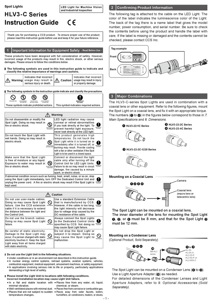 CCS HLV3-C Series Manual