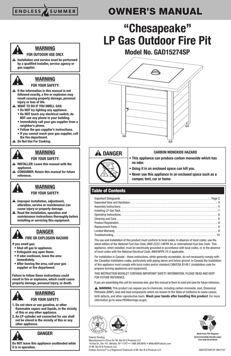 Endless Summer Chesapeake User manual