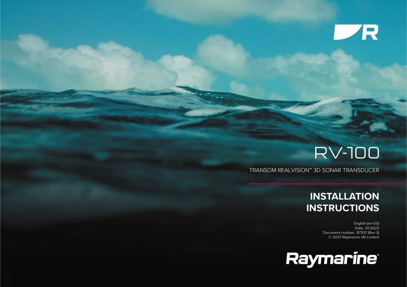 Raymarine RV-100 RealVision 3D User manual