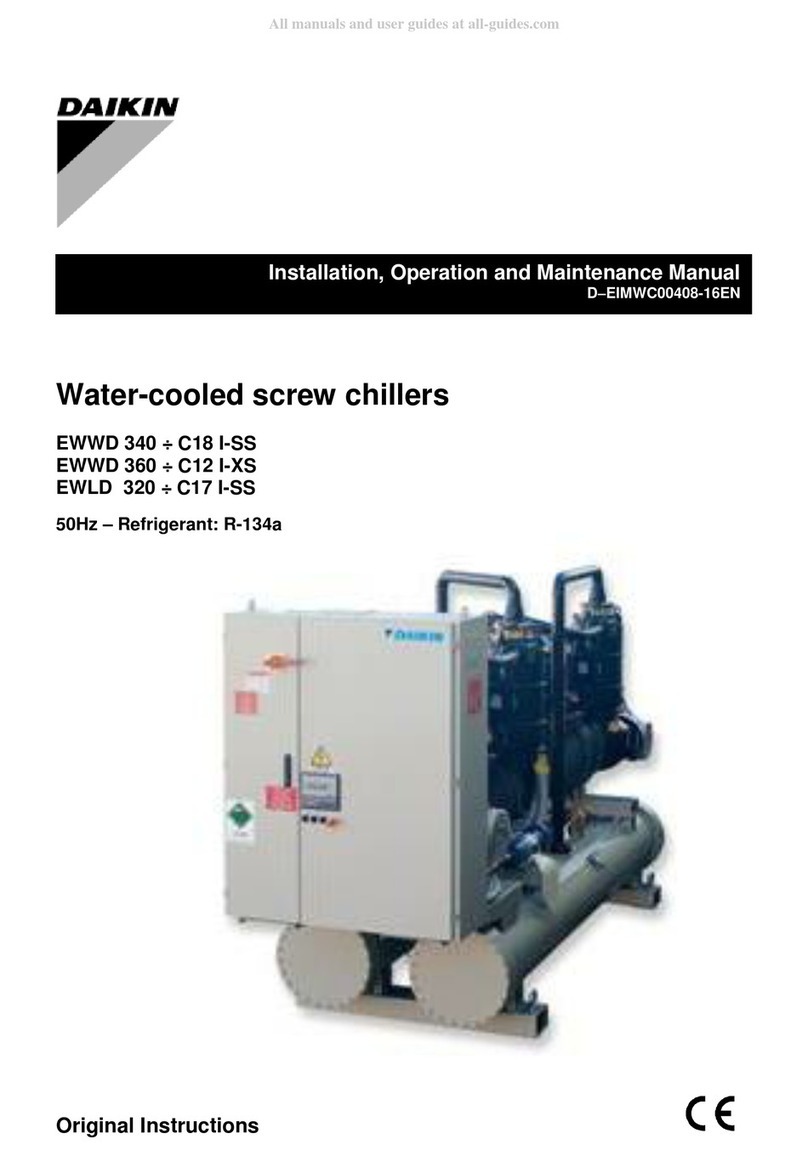 Daikin EWWD 340 C18 I-SS Series User manual