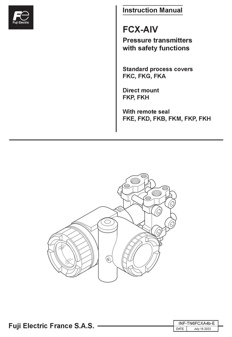 Fuji Electric FCX-AIV Series instruction manual