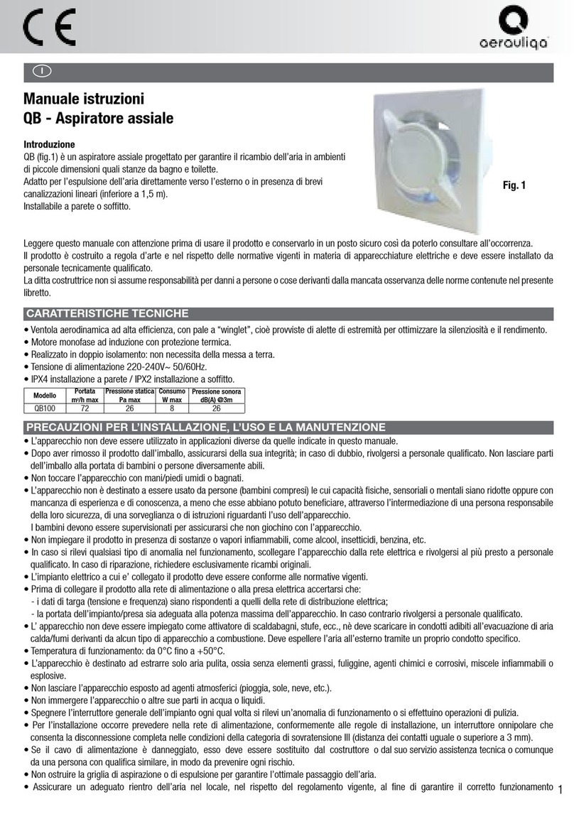 aerauliqa QB100 User manual