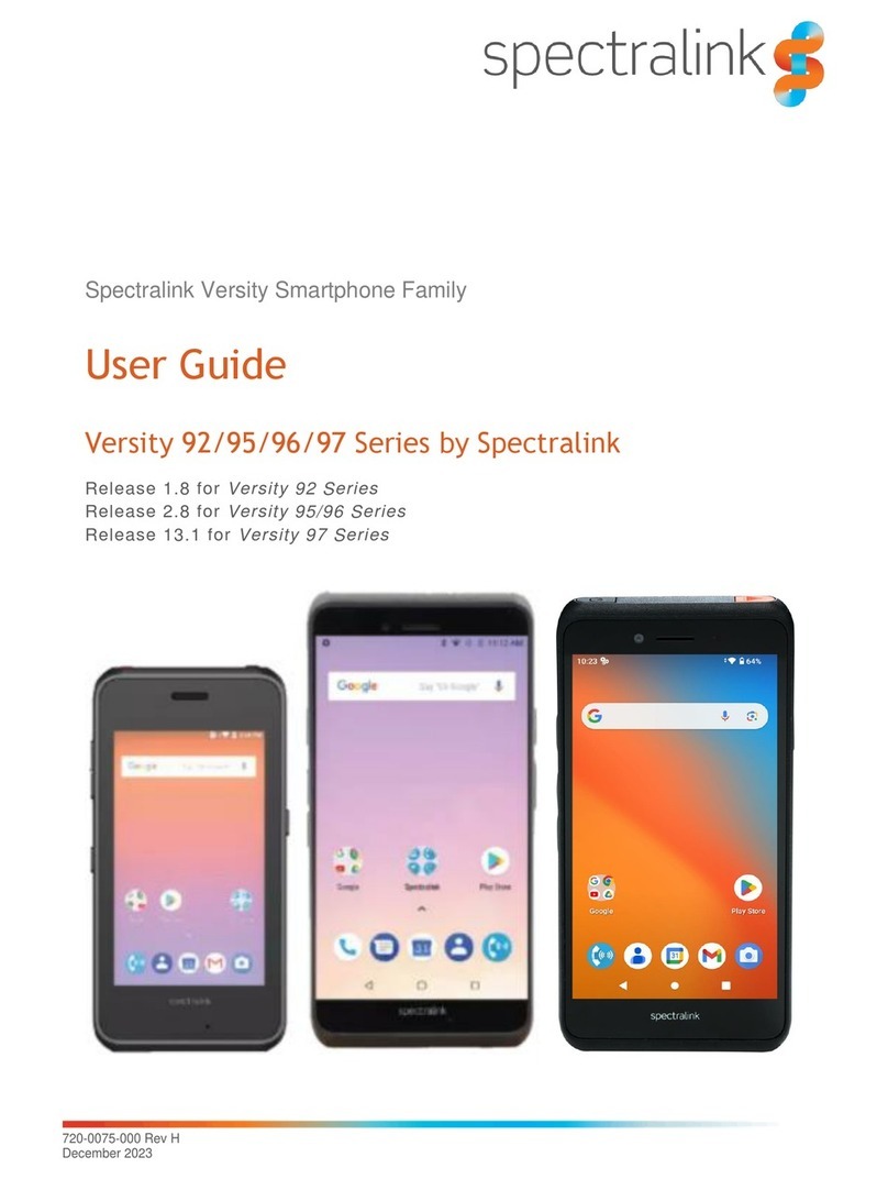 SpectraLink Versity 92 Series User manual
