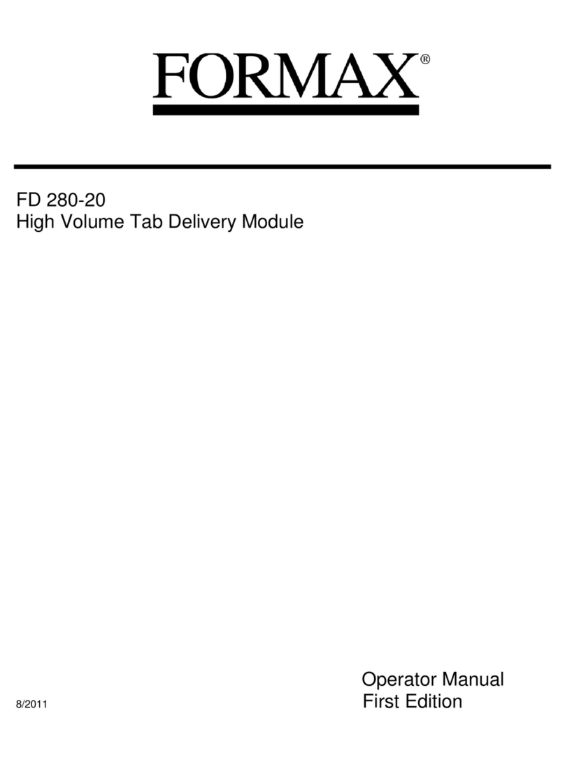 Formax FD 280-20 User manual