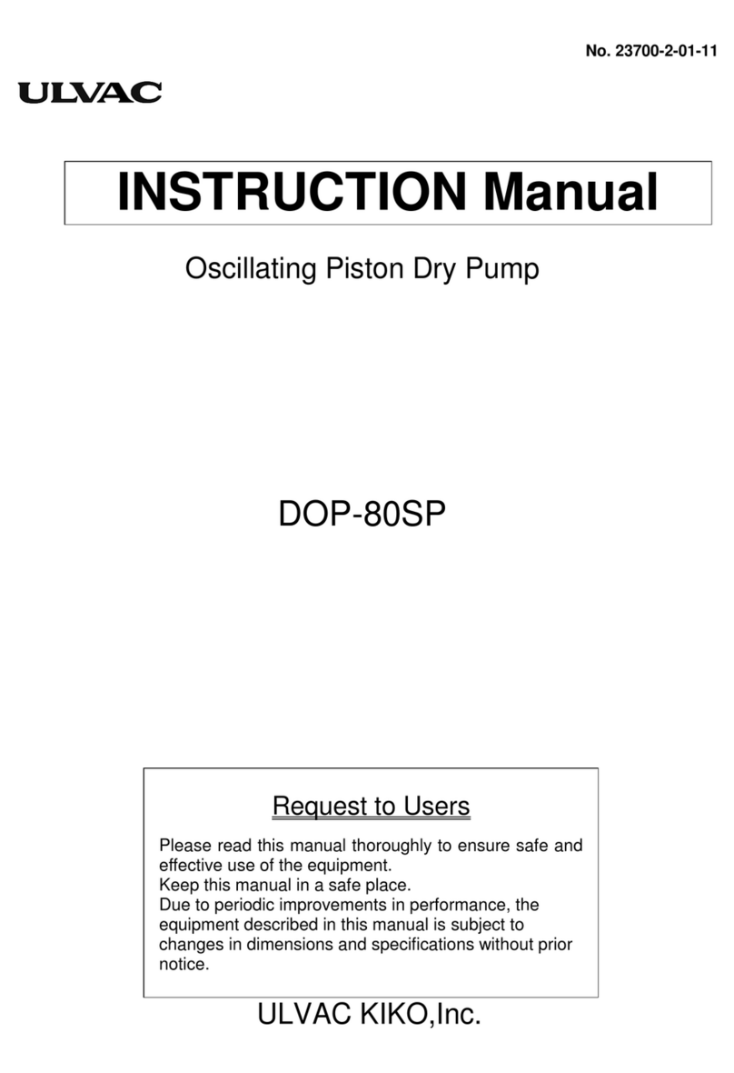 Ulvac DOP-80SP instruction manual