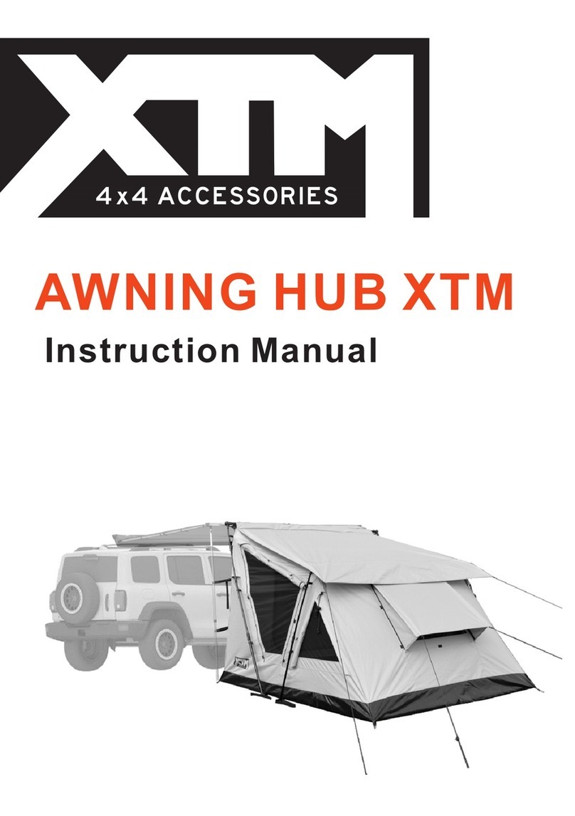 XTM AWNING HUB instruction manual