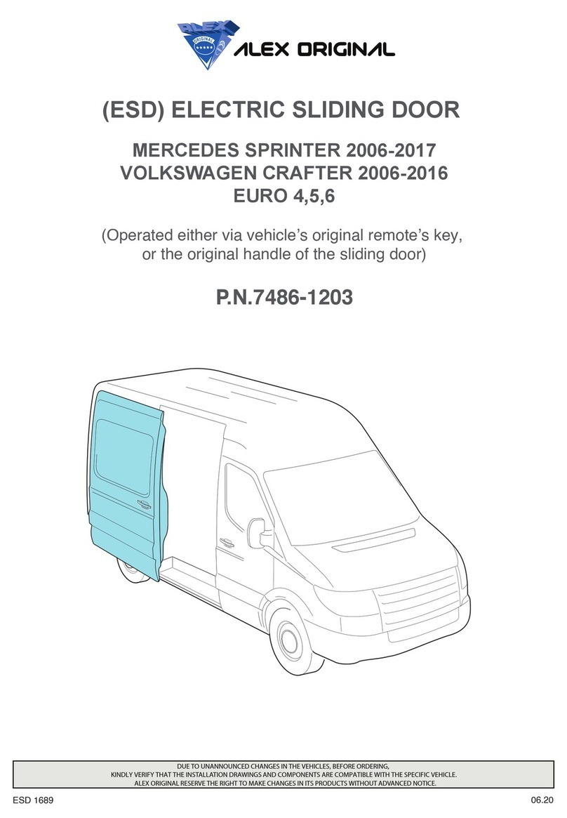 ALEX ORIGINAL 7486-1203 instruction manual