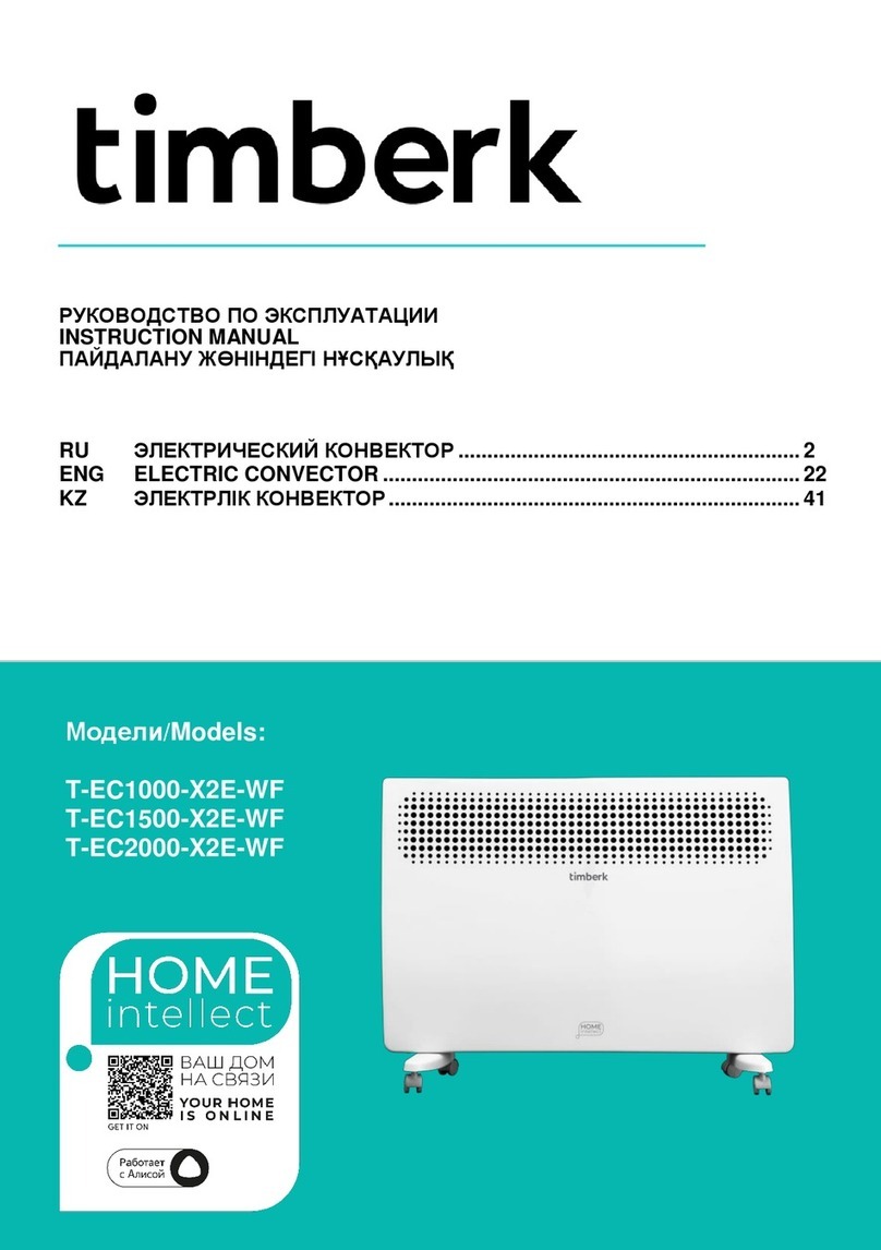 Timberk T-EC1000-X2E-WF User manual