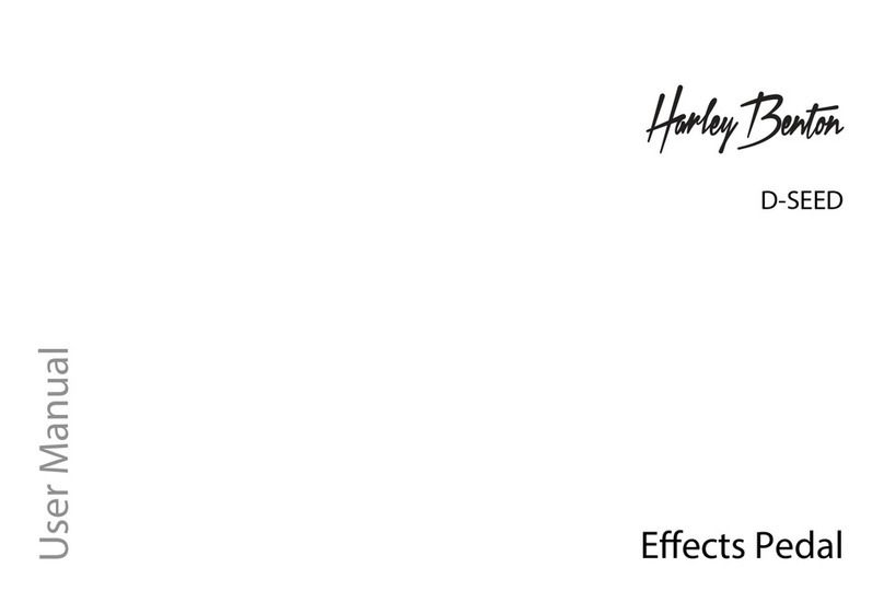 thomann Harley Benton D-SEED User manual