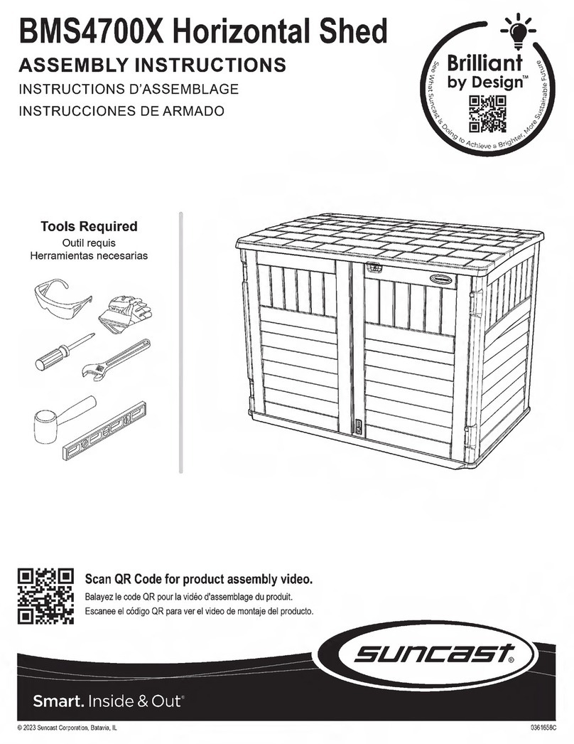 Suncast BMS4700X User manual
