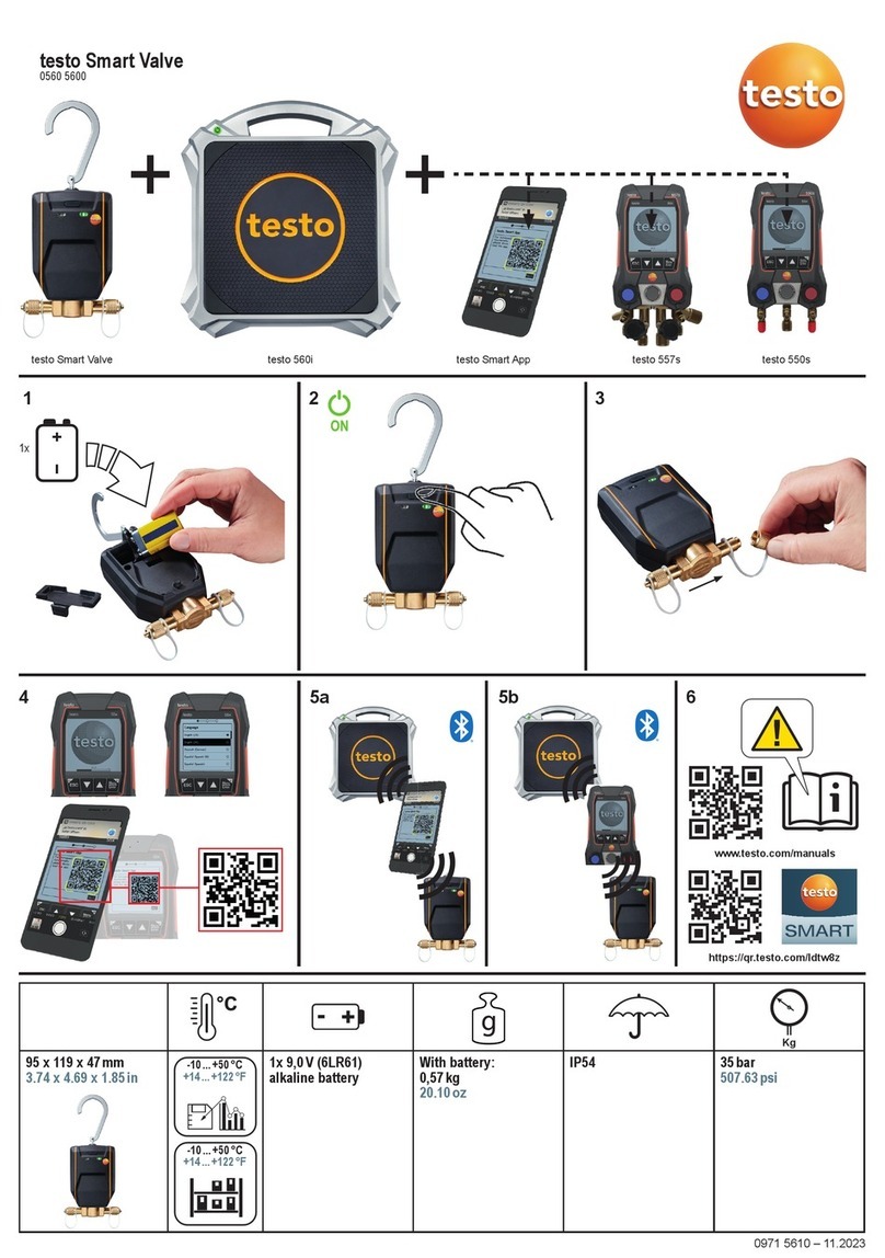 TESTO Smart Valve User manual
