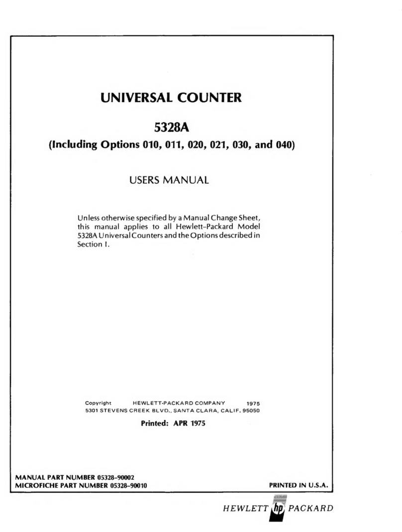 HP 5328A user manual