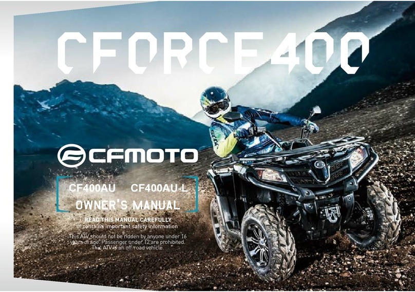 CF MOTO CFORCE CF400AU owner's manual