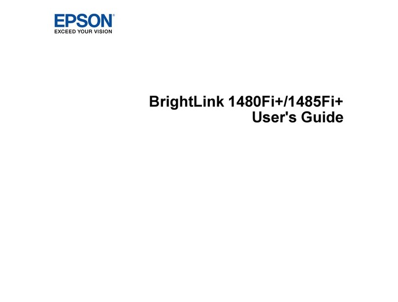 Epson BrightLink 1485Fi+ User manual