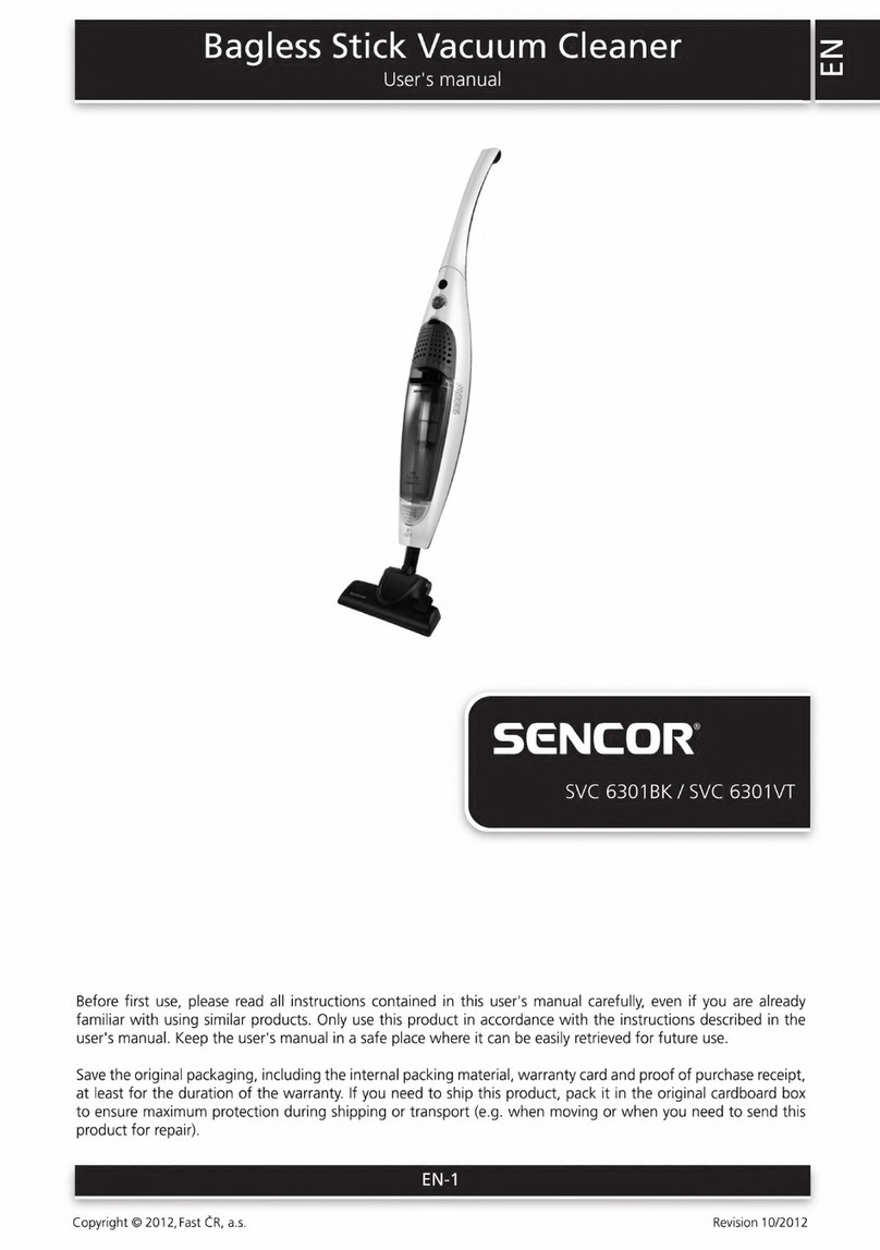 Sencor SVC 6301BK User manual