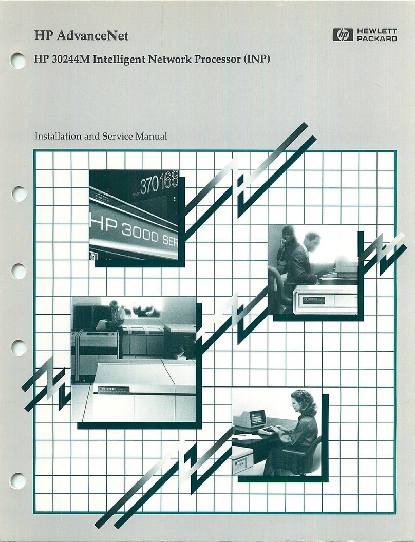 HP AdvanceNet 30244M Manual