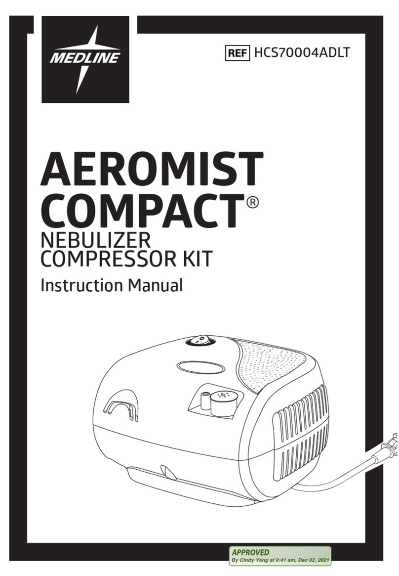 Medline AEROMIST COMPACT HCS70004ADLT User manual
