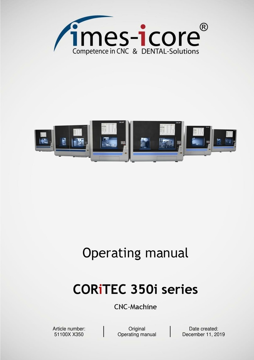 imes-icore CORiTEC 350i Series operating manual