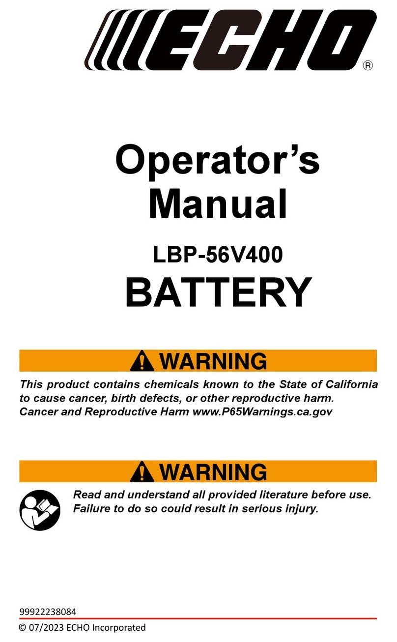 Echo LBP-56V400 Operator's manual