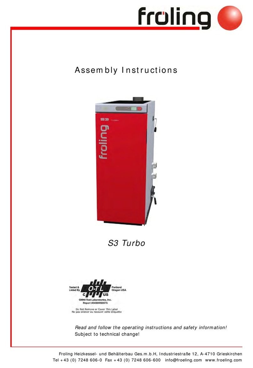 Fröling S3 Turbo Assembly instructions