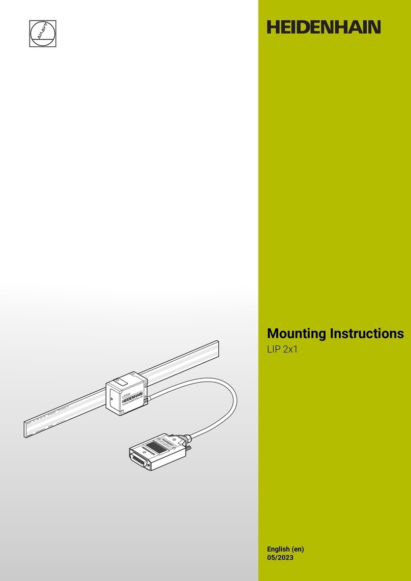 HEIDENHAIN LIP 2x1 Mounting instructions