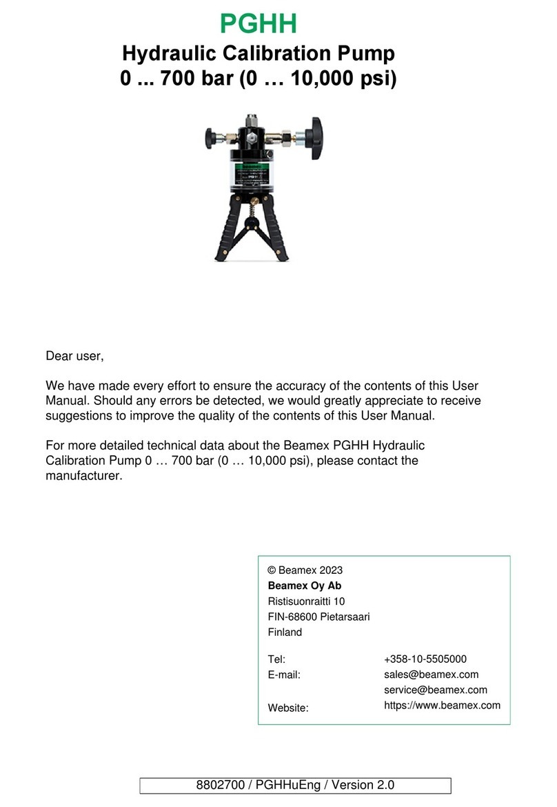 BEAMEX PGHH manual