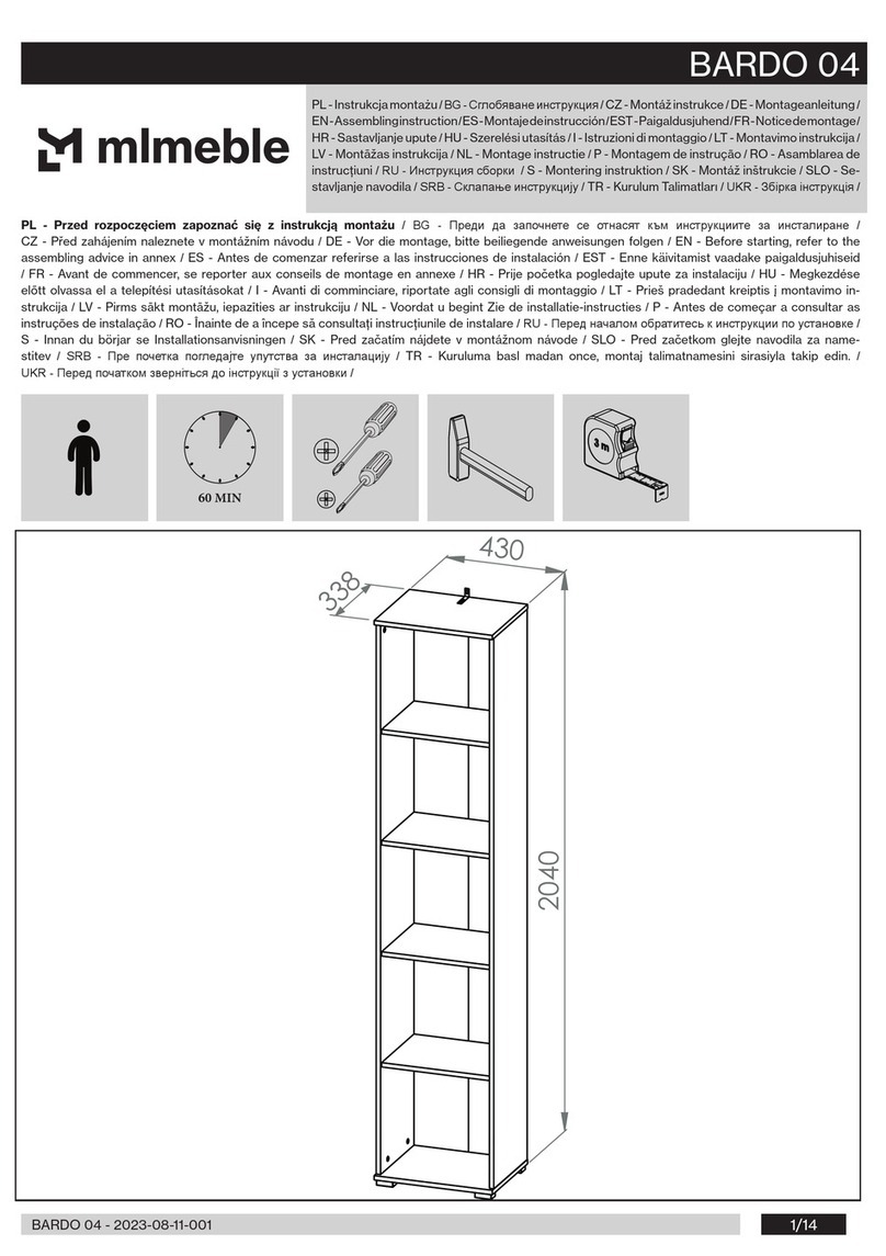 mlmeble BARDO 04 Assembling Instruction mlmeble BARDO 04 Assembling Instruction