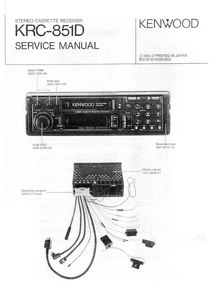 Kenwood KRC-851D Service manual