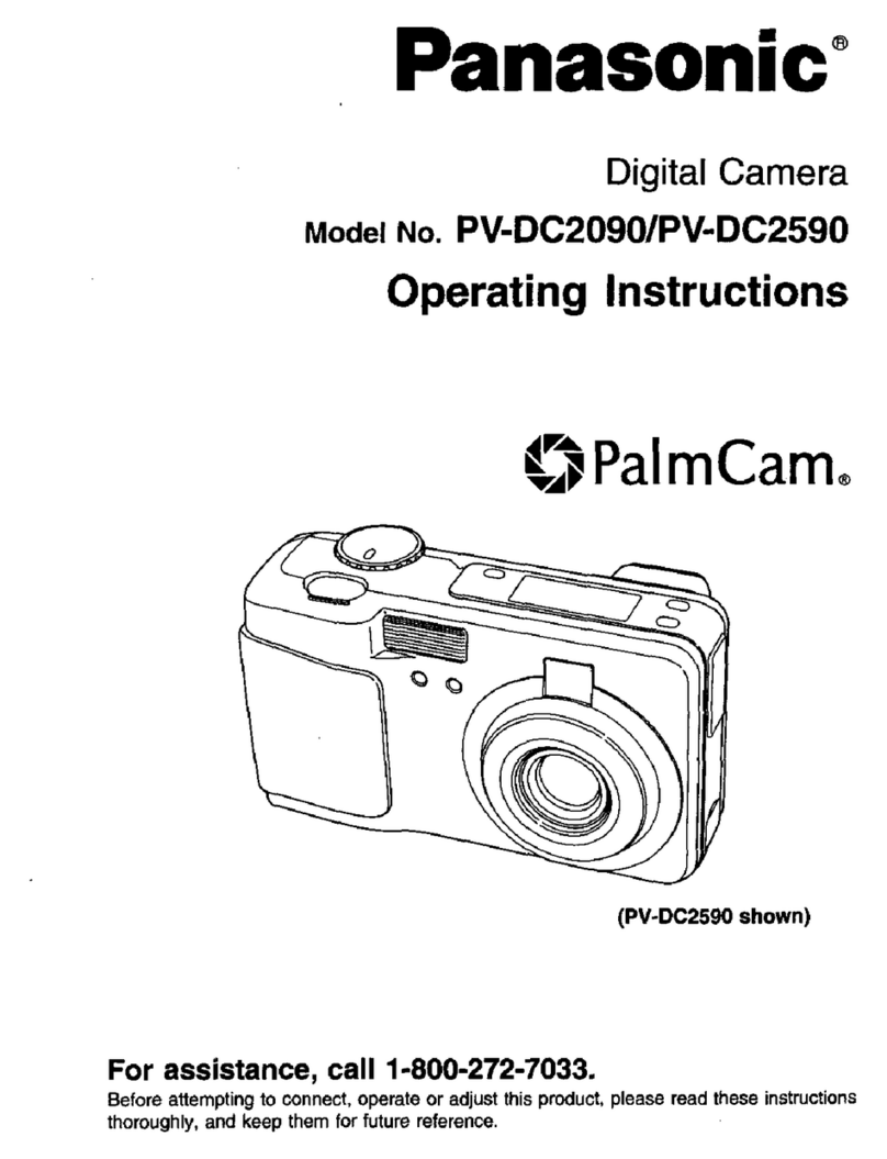 Panasonic PalmCam PV-DC2090 User manual