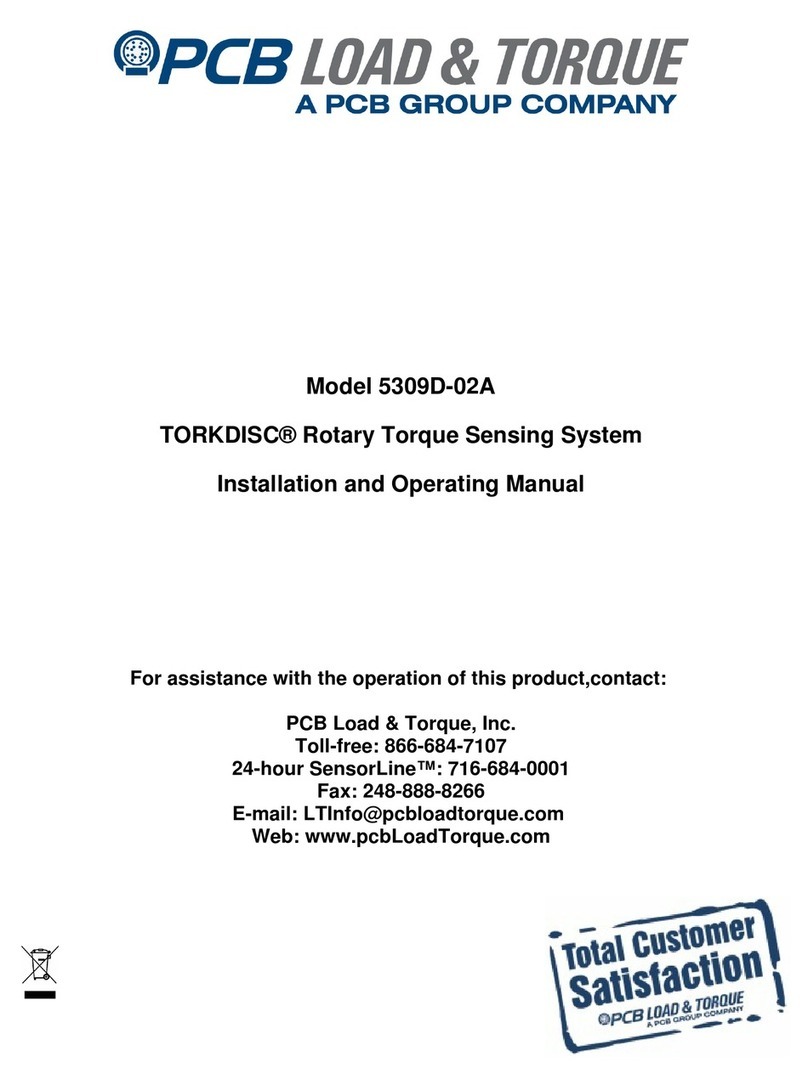 PCB Piezotronics TORKDISC 5309D-02A User manual PCB Piezotronics TORKDISC 5309D-02A User manual