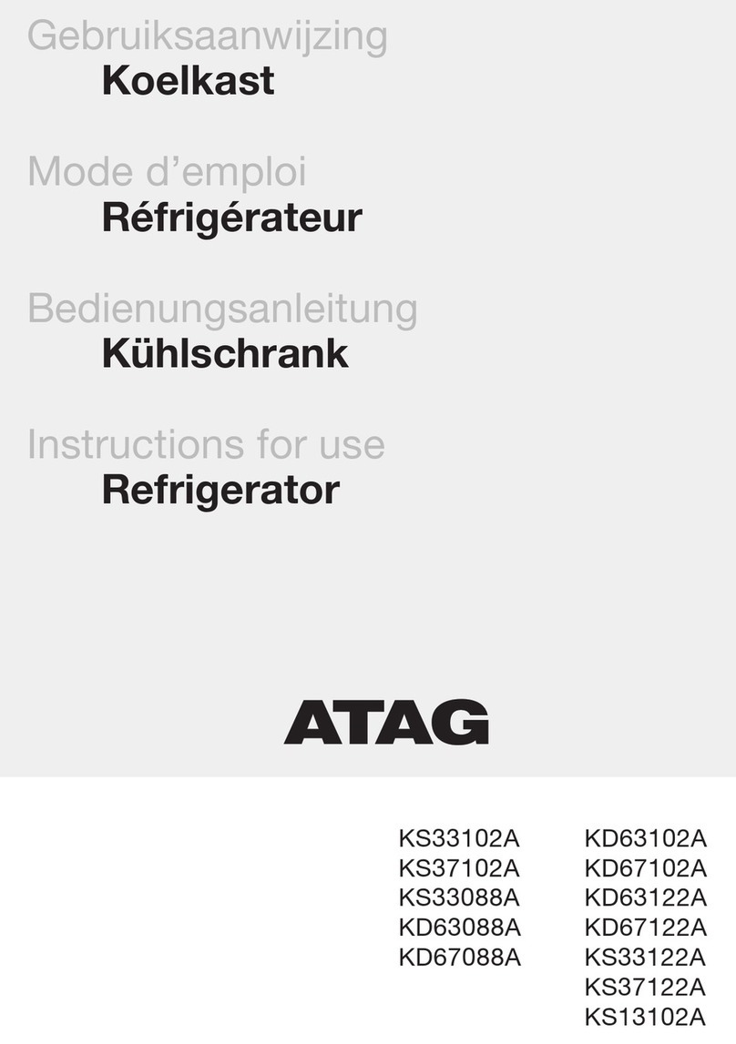 Atag KS37102A User manual